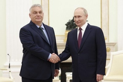 ハンガリー首相、プーチン氏と会談　ウクライナ巡り「平和への使命」