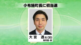 小布施町長に大宮透さんが初当選　20年ぶりの選挙戦　投票率は60.75%